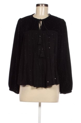 Дамска блуза Zara, Размер XS, Цвят Черен, Цена 9,20 лв.