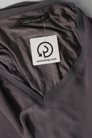 Дамска блуза Zara, Размер XS, Цвят Сив, Цена 4,00 лв.