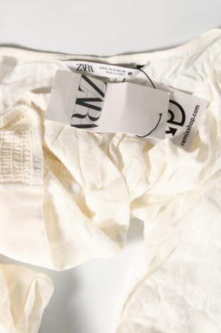 Дамска блуза Zara, Размер S, Цвят Бял, Цена 54,00 лв.