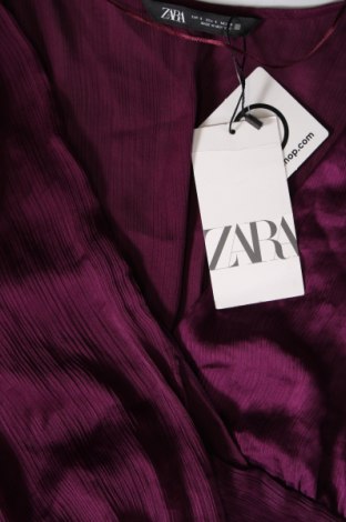Bluză de femei Zara, Mărime S, Culoare Mov, Preț 177,63 Lei