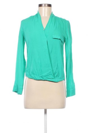 Bluză de femei Zara, Mărime XS, Culoare Verde, Preț 45,92 Lei