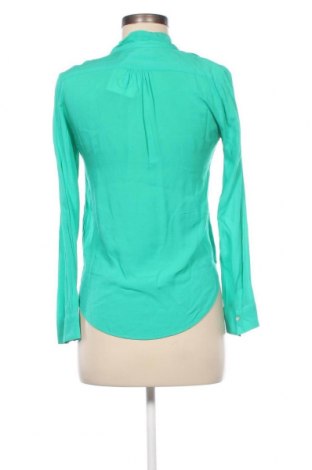 Дамска блуза Zara, Размер XS, Цвят Зелен, Цена 18,00 лв.