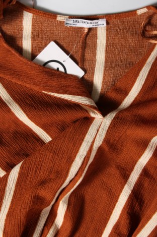 Дамска блуза Zara Man, Размер S, Цвят Кафяв, Цена 5,20 лв.