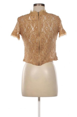 Дамска блуза Zara Trafaluc, Размер S, Цвят Бежов, Цена 20,38 лв.