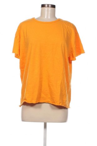 Дамска блуза Zara Trafaluc, Размер L, Цвят Жълт, Цена 8,25 лв.