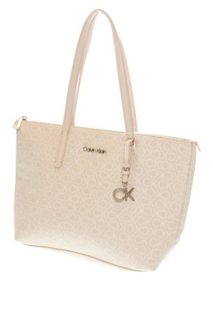 Γυναικεία τσάντα Calvin Klein, Χρώμα Εκρού, Τιμή 124,95 €