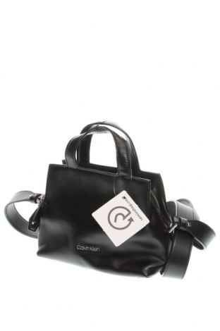 Дамска чанта Calvin Klein, Цвят Черен, Цена 207,10 лв.