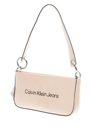 Γυναικεία τσάντα Calvin Klein Jeans, Χρώμα Εκρού, Τιμή 60,71 €