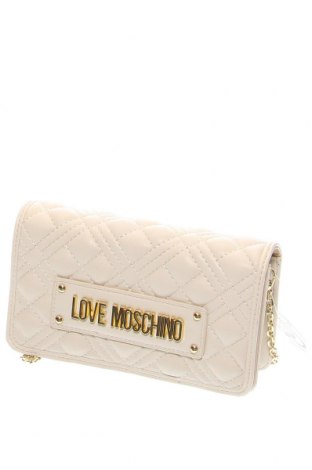 Дамска чанта Love Moschino, Цвят Бежов, Цена 224,00 лв.