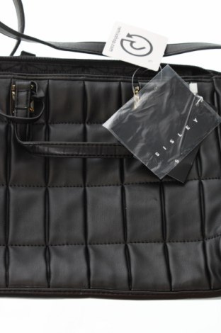 Дамска чанта Sisley, Цвят Черен, Цена 116,80 лв.