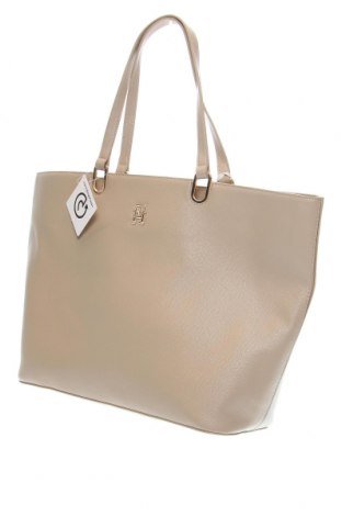Γυναικεία τσάντα Tommy Hilfiger, Χρώμα  Μπέζ, Τιμή 178,14 €