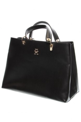 Дамска чанта Tommy Hilfiger, Цвят Черен, Цена 198,25 лв.