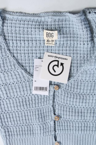 Damen Strickjacke BDG, Größe XS, Farbe Blau, Preis 4,49 €