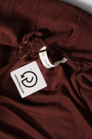 Γυναικεία ζακέτα Zara Knitwear, Μέγεθος M, Χρώμα Καφέ, Τιμή 3,17 €