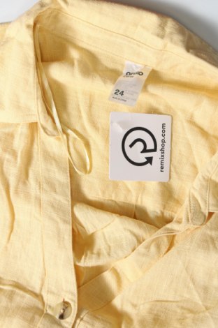 Γυναικείο πουκάμισο Anko, Μέγεθος 3XL, Χρώμα Κίτρινο, Τιμή 14,22 €