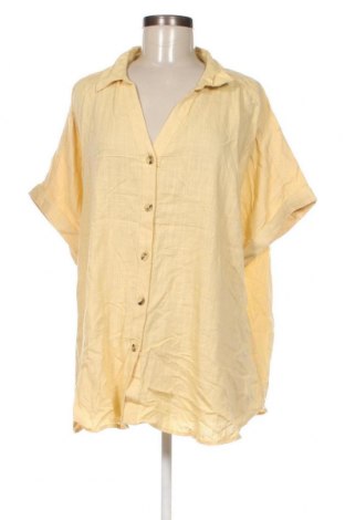 Γυναικείο πουκάμισο Anko, Μέγεθος 3XL, Χρώμα Κίτρινο, Τιμή 15,00 €