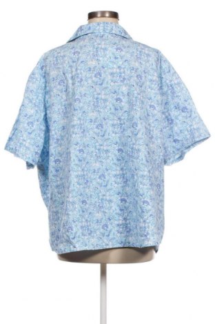 Γυναικείο πουκάμισο Basic Editions, Μέγεθος 3XL, Χρώμα Μπλέ, Τιμή 11,90 €