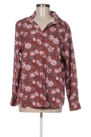 Γυναικείο πουκάμισο Basic Editions, Μέγεθος L, Χρώμα Πολύχρωμο, Τιμή 4,17 €