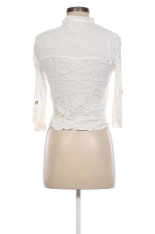 Γυναικείο πουκάμισο Bershka, Μέγεθος S, Χρώμα Λευκό, Τιμή 15,46 €