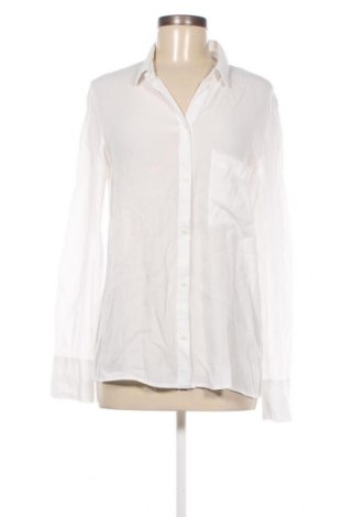 Γυναικείο πουκάμισο Bershka, Μέγεθος M, Χρώμα Λευκό, Τιμή 9,28 €