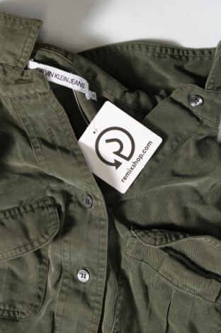 Дамска риза Calvin Klein Jeans, Размер M, Цвят Зелен, Цена 37,40 лв.