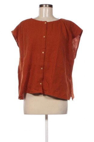 Γυναικείο πουκάμισο Camaieu, Μέγεθος XL, Χρώμα Καφέ, Τιμή 10,10 €