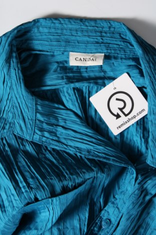 Γυναικείο πουκάμισο Canda, Μέγεθος 3XL, Χρώμα Μπλέ, Τιμή 14,22 €
