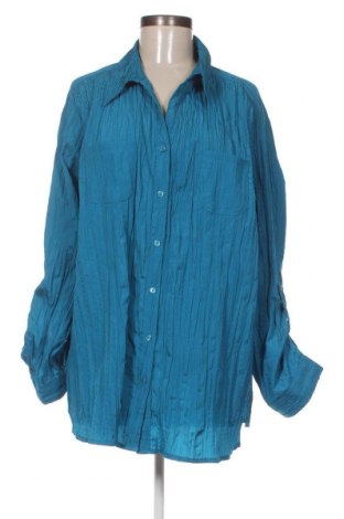 Γυναικείο πουκάμισο Canda, Μέγεθος 3XL, Χρώμα Μπλέ, Τιμή 15,00 €