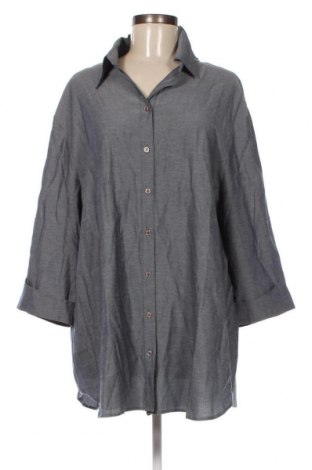 Γυναικείο πουκάμισο Canda, Μέγεθος XXL, Χρώμα Γκρί, Τιμή 14,53 €