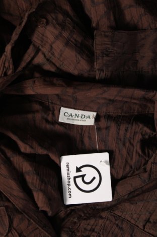 Дамска риза Canda, Размер M, Цвят Кафяв, Цена 25,00 лв.