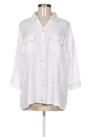 Γυναικείο πουκάμισο Canda, Μέγεθος XXL, Χρώμα Λευκό, Τιμή 15,00 €