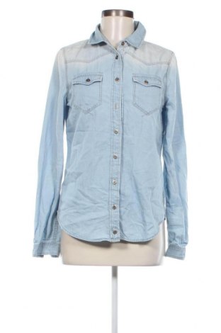 Γυναικείο πουκάμισο Clockhouse, Μέγεθος M, Χρώμα Μπλέ, Τιμή 6,80 €
