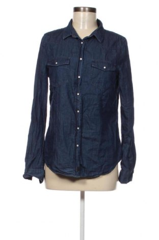 Γυναικείο πουκάμισο Clockhouse, Μέγεθος M, Χρώμα Μπλέ, Τιμή 15,46 €