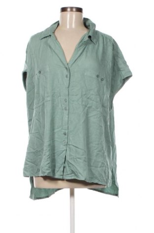 Γυναικείο πουκάμισο Creation L, Μέγεθος XXL, Χρώμα Πράσινο, Τιμή 14,11 €