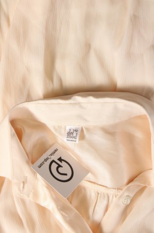 Γυναικείο πουκάμισο Delmod, Μέγεθος L, Χρώμα  Μπέζ, Τιμή 2,78 €