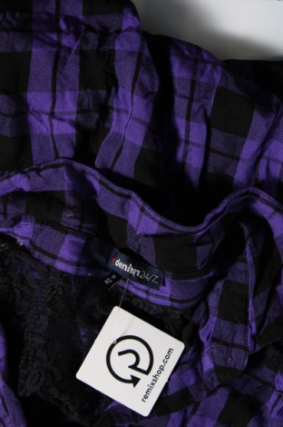 Γυναικείο πουκάμισο Denim 24/7, Μέγεθος XL, Χρώμα Πολύχρωμο, Τιμή 3,09 €