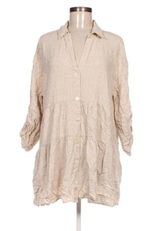 Γυναικείο πουκάμισο Dotti, Μέγεθος XL, Χρώμα  Μπέζ, Τιμή 12,83 €