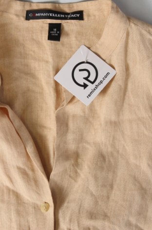 Γυναικείο πουκάμισο Ellen Tracy, Μέγεθος XL, Χρώμα  Μπέζ, Τιμή 21,03 €