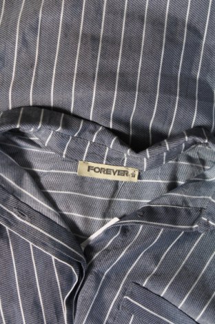 Γυναικείο πουκάμισο Forever, Μέγεθος M, Χρώμα Μπλέ, Τιμή 3,09 €