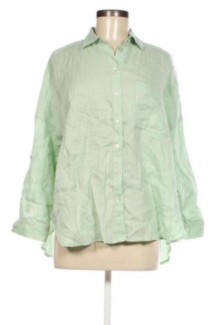 Γυναικείο πουκάμισο Frogbox, Μέγεθος S, Χρώμα Πράσινο, Τιμή 28,39 €