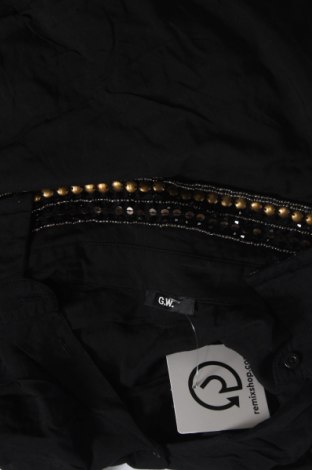 Γυναικείο πουκάμισο G.W., Μέγεθος M, Χρώμα Μαύρο, Τιμή 2,94 €