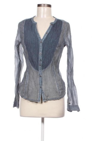 Γυναικείο πουκάμισο Garcia Jeans, Μέγεθος M, Χρώμα Μπλέ, Τιμή 4,08 €