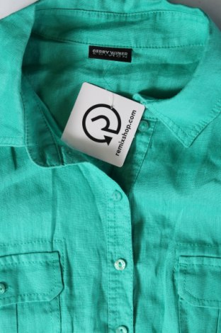 Γυναικείο πουκάμισο Gerry Weber, Μέγεθος XXL, Χρώμα Πράσινο, Τιμή 21,03 €