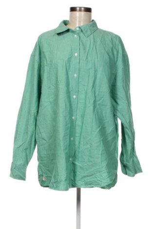 Дамска риза H&M, Размер L, Цвят Зелен, Цена 15,00 лв.