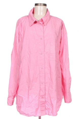 Γυναικείο πουκάμισο H&M, Μέγεθος 3XL, Χρώμα Ρόζ , Τιμή 15,00 €