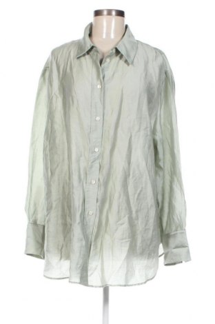 Γυναικείο πουκάμισο H&M, Μέγεθος XL, Χρώμα Πράσινο, Τιμή 8,19 €