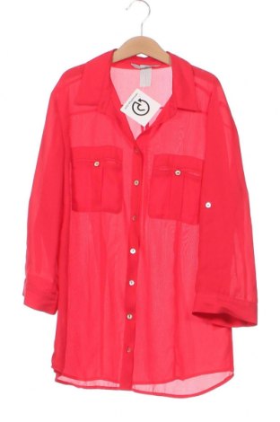Дамска риза H&M, Размер XS, Цвят Червен, Цена 3,75 лв.