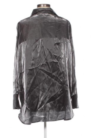 Γυναικείο πουκάμισο H&M, Μέγεθος M, Χρώμα Ασημί, Τιμή 15,46 €
