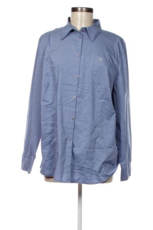 Γυναικείο πουκάμισο Helena Vera, Μέγεθος XL, Χρώμα Μπλέ, Τιμή 12,62 €