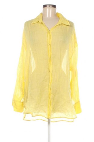 Γυναικείο πουκάμισο Massimo Dutti, Μέγεθος L, Χρώμα Κίτρινο, Τιμή 17,88 €
